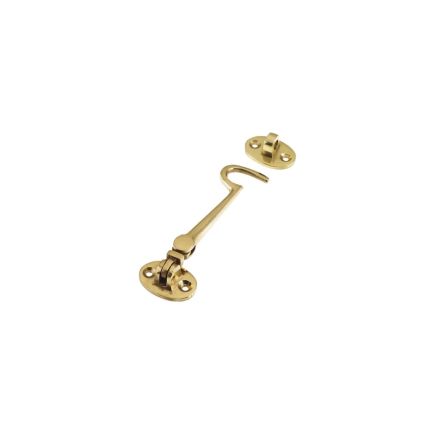 Zoo Hardware Cabin Hook (Lightweight) 4" - Brass