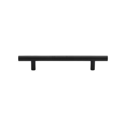 Heritage Brass Cabinet Pull Bar Design 128mm CTC Matt Black Finish
