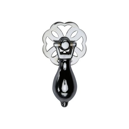 Heritage Brass Cabinet Drop Pull Polished Chrome Finish