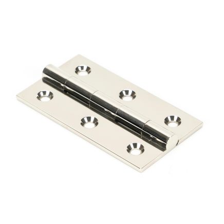 Polished Nickel 2.5" Butt Hinge (pair)