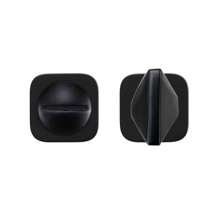 Zoo Hardware Turn and Release - Rosso Mini Squircle - PVD Black