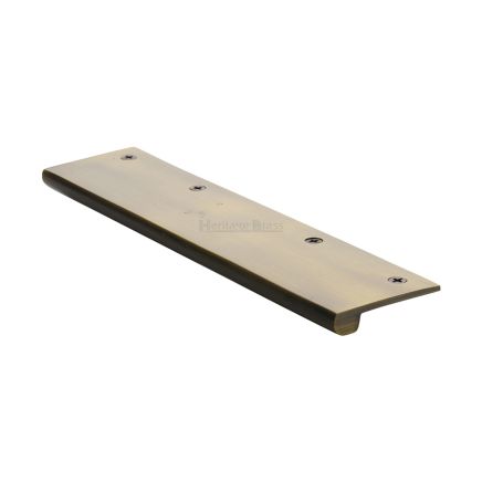 Heritage Brass EPT Edge Pull Cabinet Handle 200mm Antique Brass finish