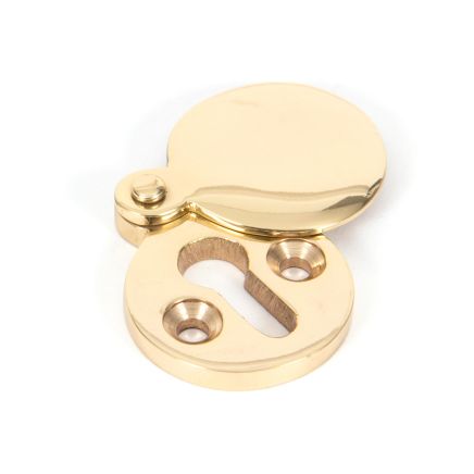 Polished Brass 30mm Round Escutcheon