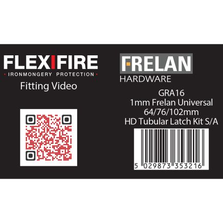 Intumescent Kits for 64,76 & 102mm HD Latches 1mm 30 Minute - By Frelan Hardware - GRA16