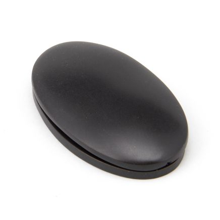 Aged Bronze Oval Escutcheon & Cover