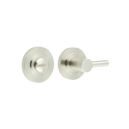 Burlington Easy Turn & Release Plain Rose Satin Nickel - By Frelan Hardware - BUR-82SN-50SN