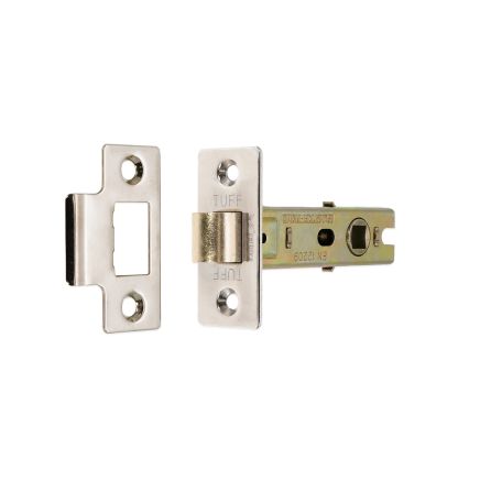 3" CE Bolt Through Tubular latch Nickel Plated