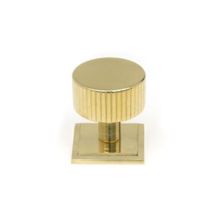 Polished Brass Judd Cabinet Knob - 32mm (Square)