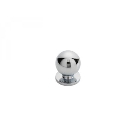 Ball Knob  25mm - Polished Chrome