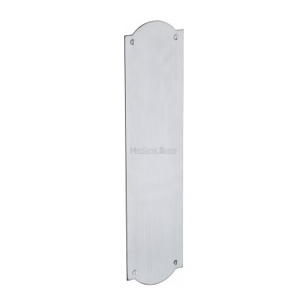 Heritage Brass Fingerplate Satin Chrome finish