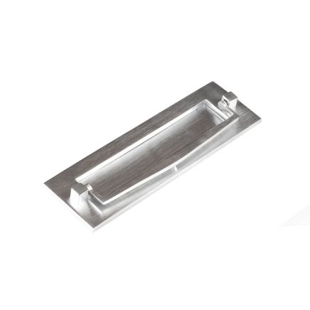 Jedo Postal Knocker 250x76mm Satin Chrome - By Frelan Hardware - JV80SC