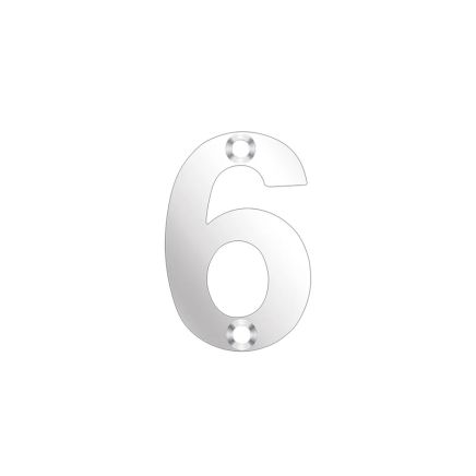 Zoo Hardware Numerals - 50mm - Stainless Steel