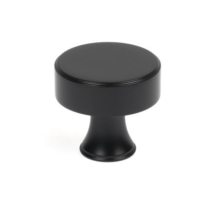 Matt Black Scully Cabinet Knob - 38mm