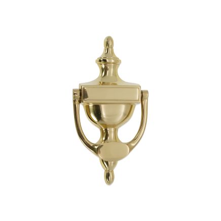 Victorian Door Knocker 150mm Polished Brass