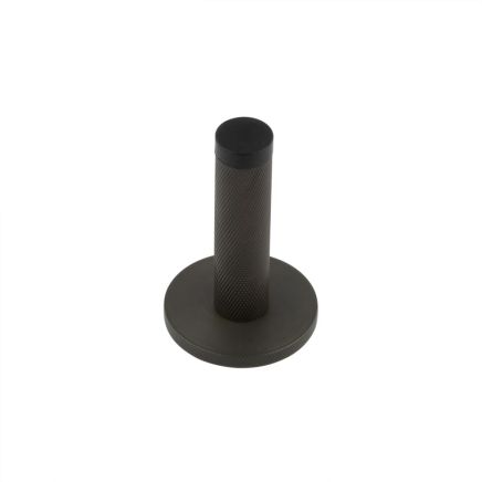 Burlington Knurled Wall Mounted Doorstops Knurled Rose Dark Bronze - By Frelan Hardware - BUR-968DB-969DB