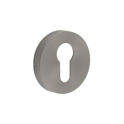 Euro Profile Escutcheon PVD 52x8mm Gun Metal - By Frelan Hardware - JGM18