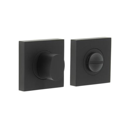 Burlington Turns & Releases Inner 3 Square Plain Rose Black - By Frelan Hardware - BUR-81MB-150MB
