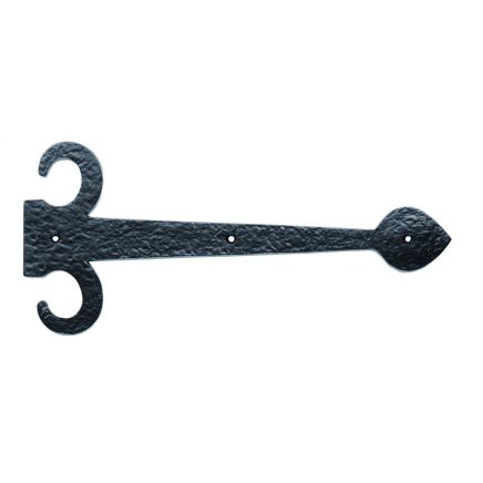 Sword Hinge Front 463mm - Black Antique