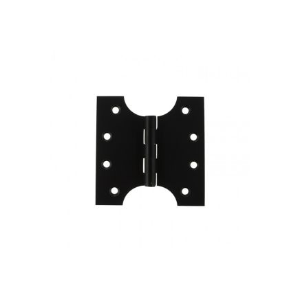 Atlantic (Solid Brass) Parliament Hinges 4" x 2" x 4mm - Matt Black (Pair)