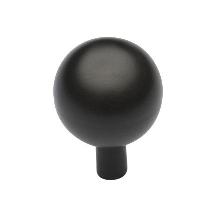 Heritage Brass Cabinet Knob Sphere Design 28mm Matt Bronze finish