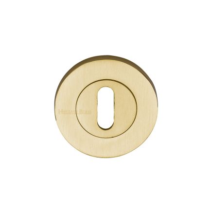 Heritage Brass Key Escutcheon Satin Brass finish