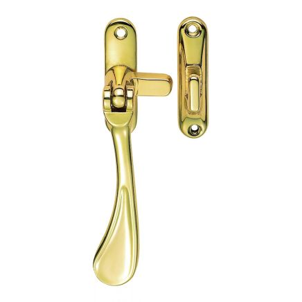 Casement Fastener Reversible - Polished Brass