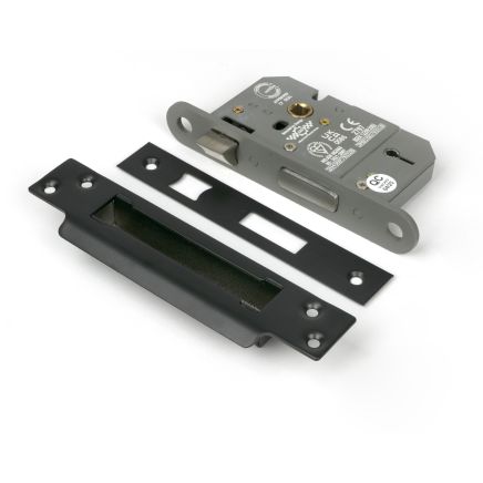 Black 2½" 5 Lever BS Sash Lock