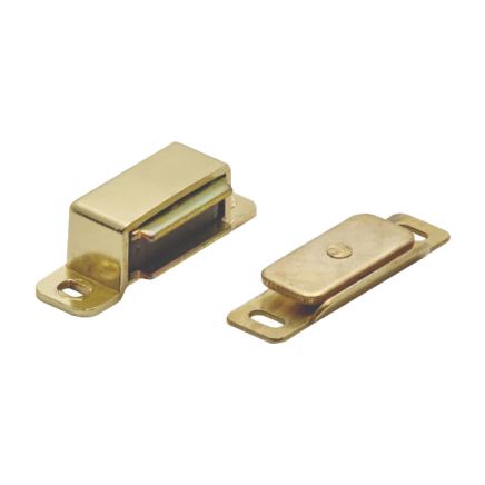Superior Steel Magnetic Catch - Electro Brassed