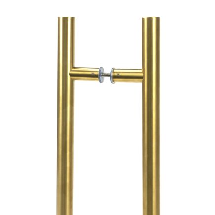 Aged Brass (316) 0.6m T Bar Handle B2B 32mm Ø