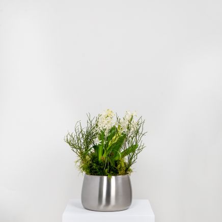 Satin Marine SS (316) 16cm Hepworth Pot