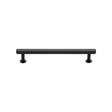 Heritage Brass Cabinet Pull Hexagon Design with 16mm Rose 128mm CTC Matt Bronze finish