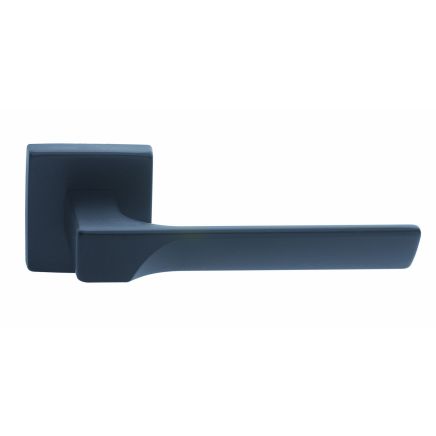 Flash Lever On Square Rose   - Matt Black
