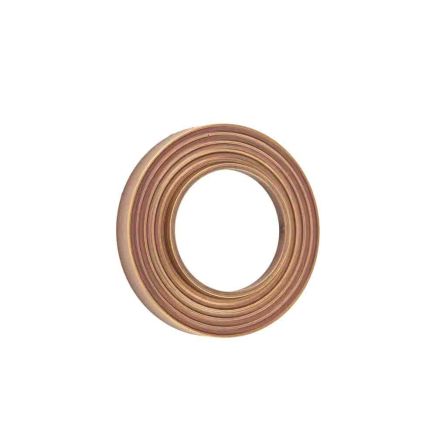 Burlington Reeded Outer Roses Antique Brass - By Frelan Hardware - BUR53AB