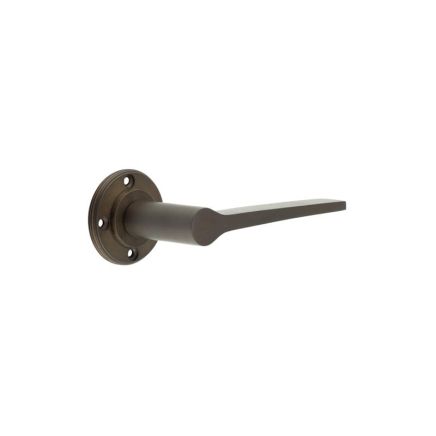 Knightsbridge Door Handles No Rose Dark Bronze - By Frelan Hardware - BUR20DB