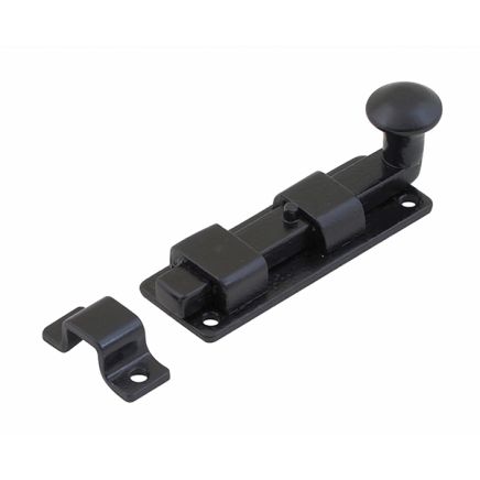 Knob Bolt (4"/90mm Straight) - Flat Black