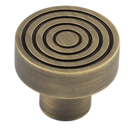 Murray Cupboard Knobs 30mm Antique Brass - By Frelan Hardware - HOX1130AB