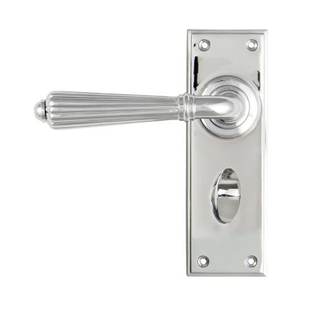 Polished Chrome Hinton Lever Bathroom Set