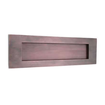 Victorian Letter Plate 250mm Aged Bronze