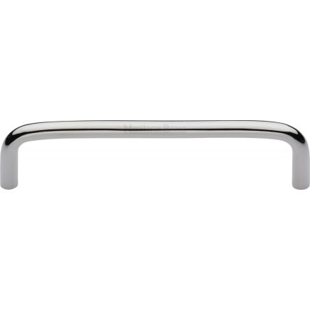 Heritage Brass Cabinet Pull Wire Design 128mm CTC Polished Nickel Finish