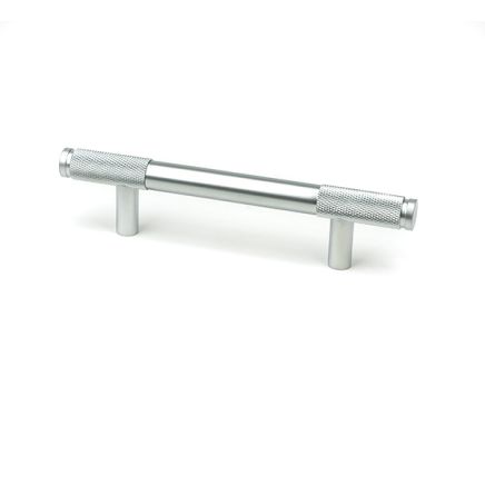Satin Chrome Half Brompton Pull Handle - Small