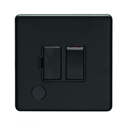 Eurolite Concealed 3mm Switched Fuse Spur Matt Black