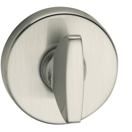 Tupai Rapido CurvaLine WC Turn on Round Rose (bolt through fixing only) - Satin Chrome