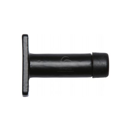 Black Iron Rustic Projection Door Stop 3"