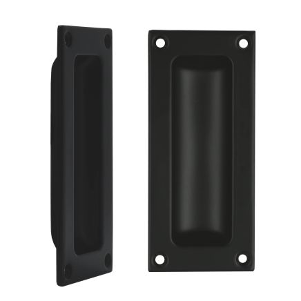 Zoo Hardware Flush Pull - 102 x 45mm 13mm Depth - Matt Black
