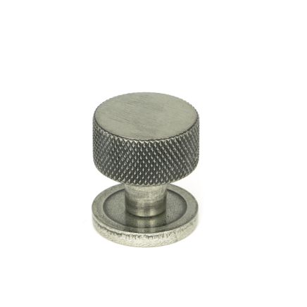 Pewter Brompton Cabinet Knob - 25mm (Plain)