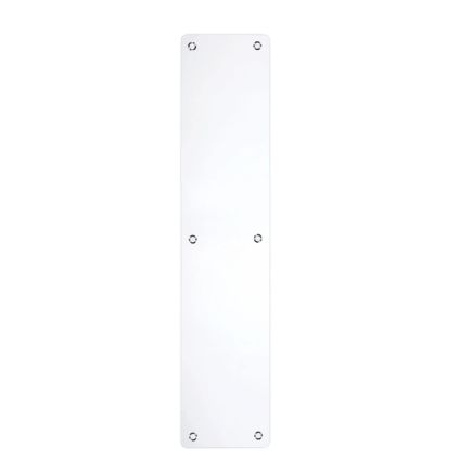 Zoo Hardware Finger Plate - Polished Stainless