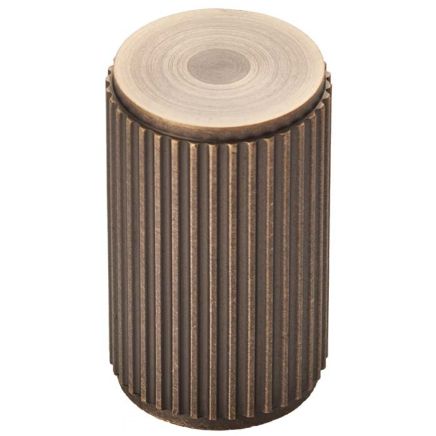 Lines Knob - Antique Brass