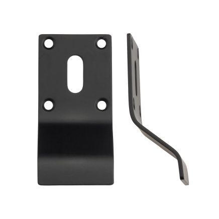 Zoo Hardware Cylinder Latch Pull - Standard Profile - 88mm x 43mm - Powder Coat Black