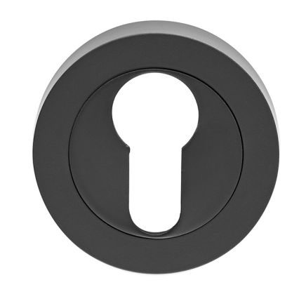 Euro Profile Escutcheon - Matt Black