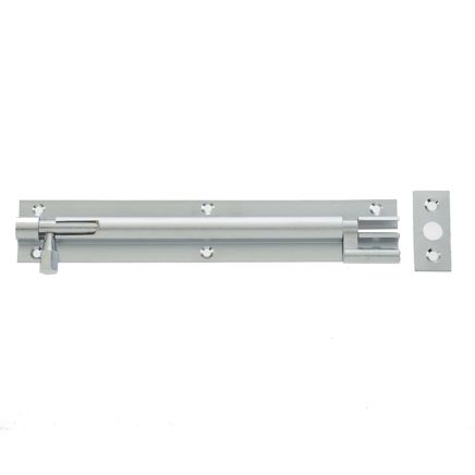 Jedo Brass Necked Barrel Bolts 50x25mm Satin Chrome - By Frelan Hardware - J1002DB
